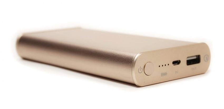 Універсальна мобільна батарея PowerPlant/Q1S/Quick-Charge 2.0/10200mAh Gold-DV00PB0005G