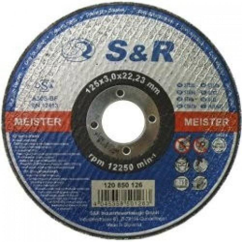 Круг відрізний по металу S & R Meister типу A 60 S-BF Slim 125-120850121