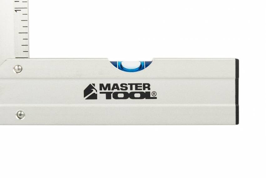 Кутник будівельний MASTERTOOL 250 мм AL-AL капсула 0.5 мм/1 м 30-4250-30-4250