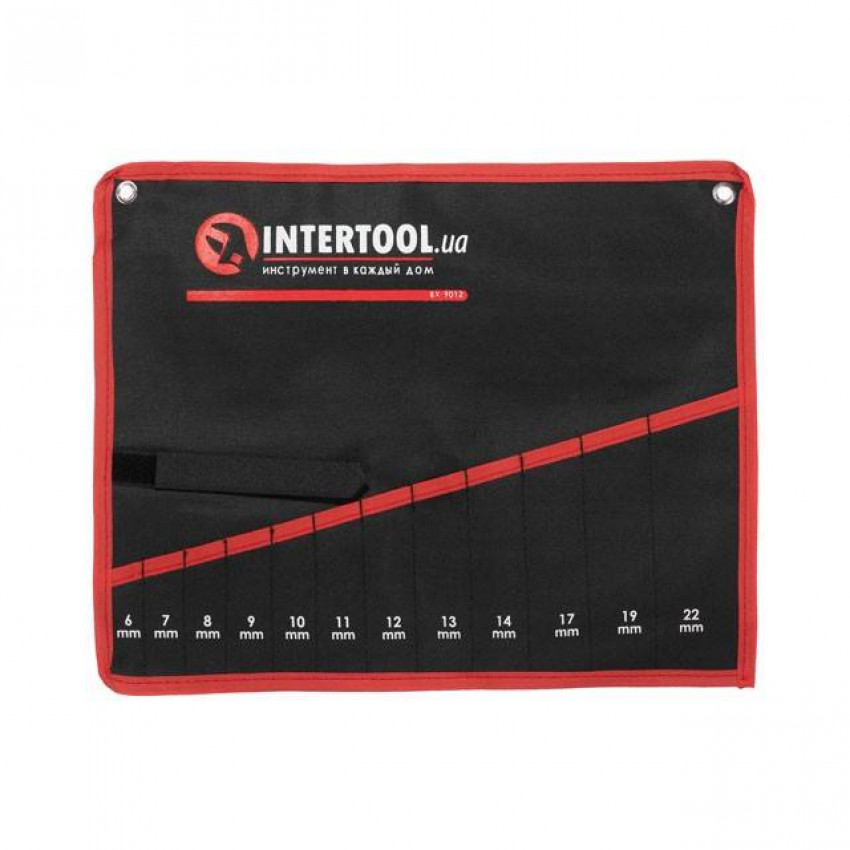 Чохол для гайкових ключів 12 кишень INTERTOOL BX-9012-BX-9012