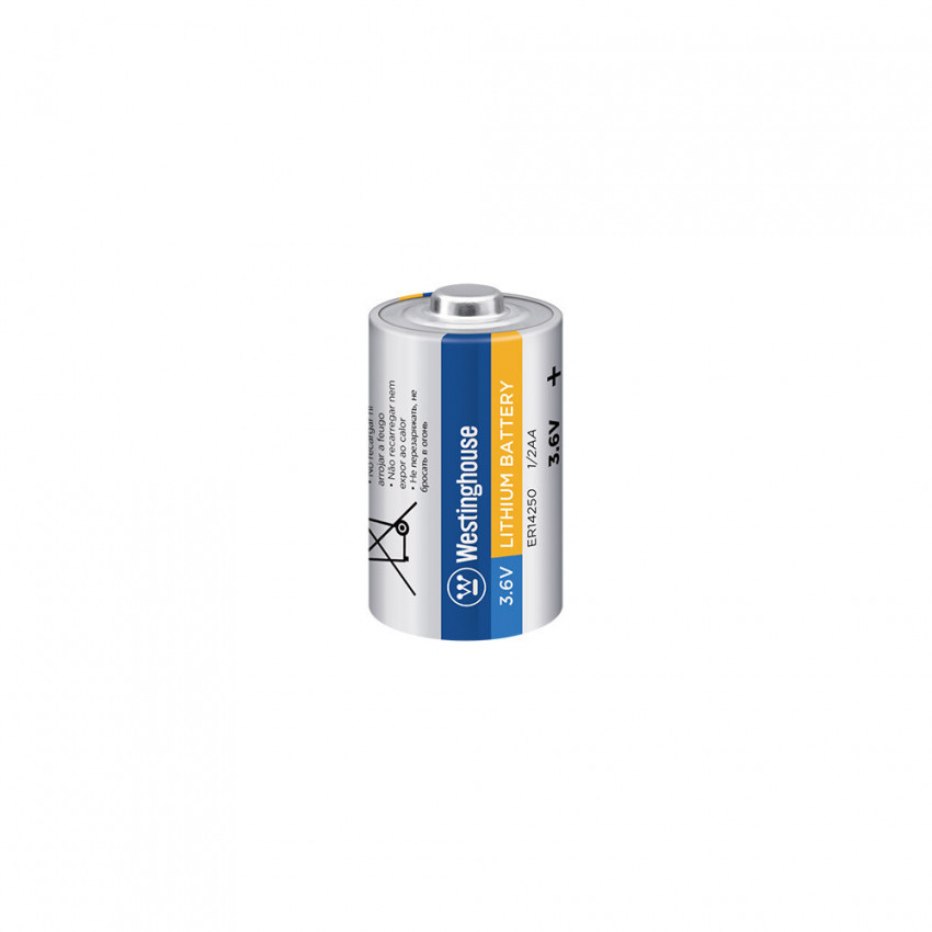 Літієва батарейка Westinghouse Li-SOCI2 ER14250, 3.6V, 1200mAh, 1 шт/уп-ER14250-1200mAh