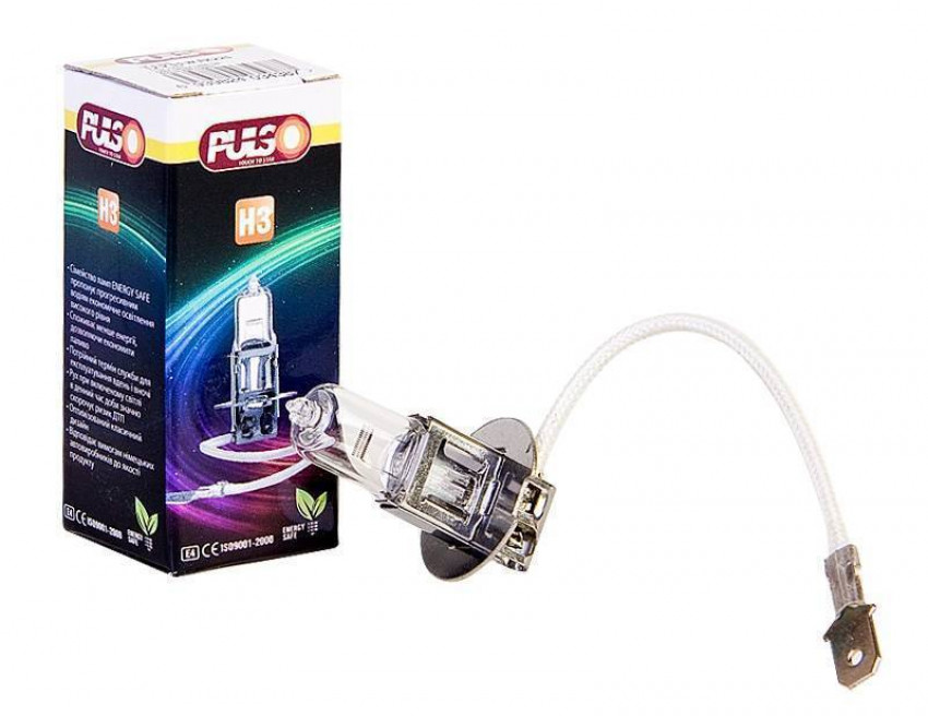 Лампа PULSO/галогенная H3/PK22S 24v70w clear/c/box-LP-32470 (10/1000) c/box