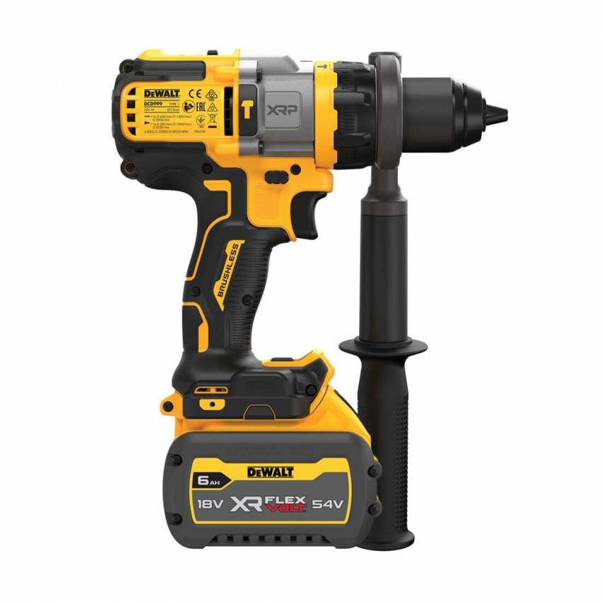 Дриль-шуруповертний акумуляторний безщітковий ударний DeWALT DCD999T1-DCD999T1