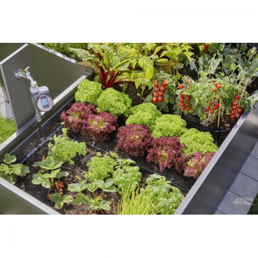 Комплект для поливу Gardena Micro-Drip-System Raised Bed Set для високих грядок на 35 рослин-13455-20.000.00