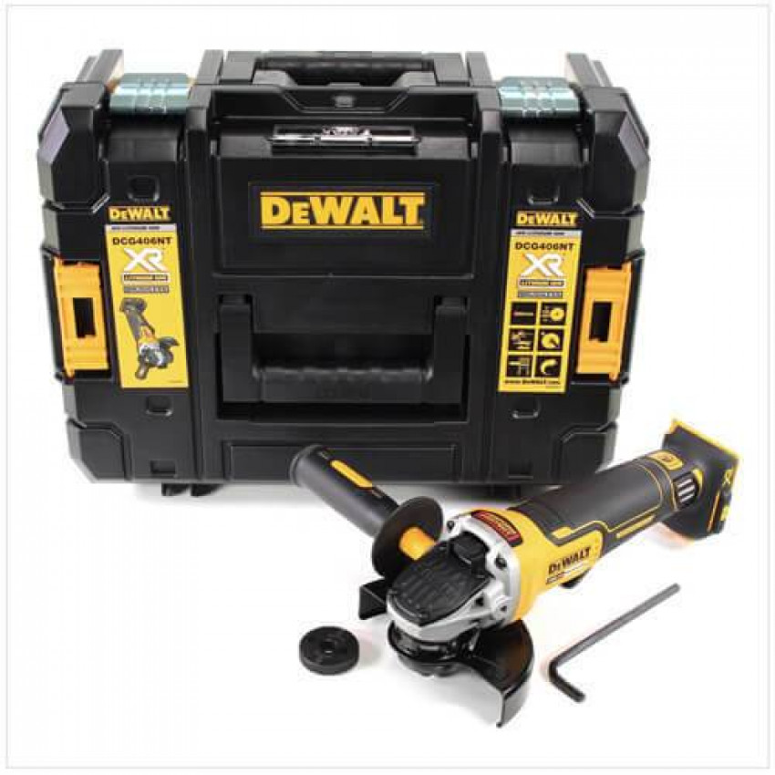 Шліфмашина кутова - болгарка безщіткова акумуляторна DeWALT DCG406NT-DCG406NT