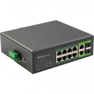 PoE комутатор 8ch 1000Mbps 2G uplink 2 SFP-[articul]