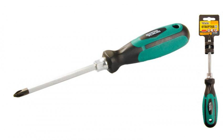 MasterTool Викрутка хрестова РН2*100 посилена, Арт.: 45-8210-45-8210