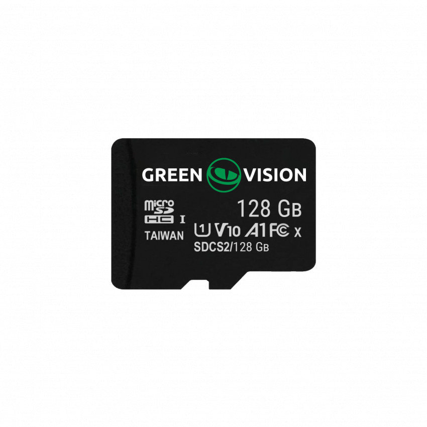 Карта пам'яті GreenVision microSDHC 128GB Class10 (без адаптера)-