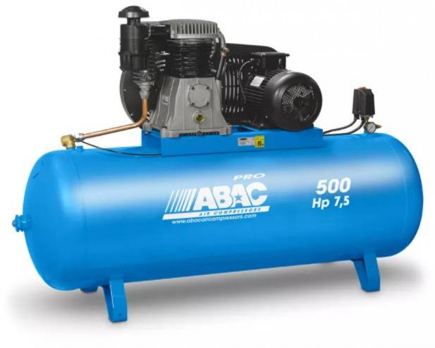 Компресор ABAC PRO A49B 500 FT5.5, 500л, 400/3/50, 595л/х, 11бар, 4кВт, 1400об/хв, 95дБ, 191кг-PRO A49B 500 FT5.5