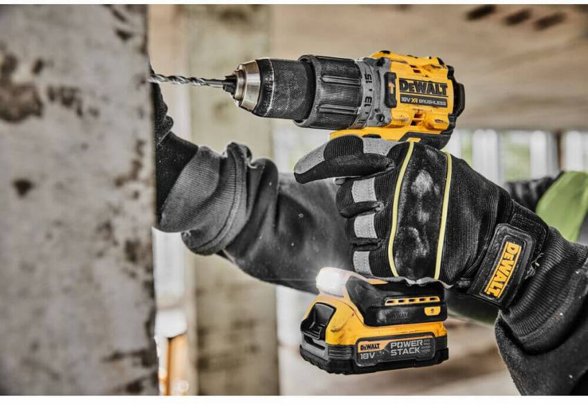 Дрель-шуруповёрт аккумуляторная бесщёточная ударная DeWALT DCD805E2T-DCD805E2T