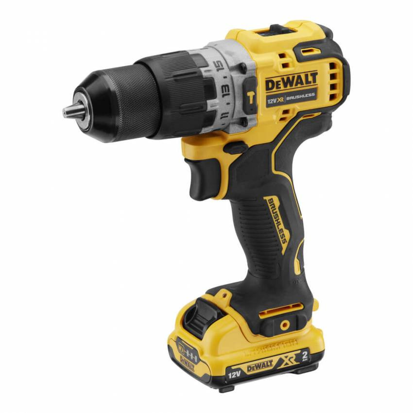 Дриль-акумуляторний безщітковий ударний DeWALT DCD706D2-DCD706D2