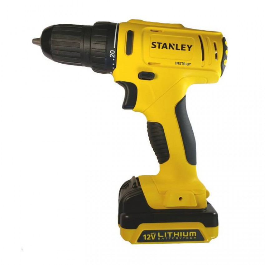 Дриль-шуруповерт акумуляторний STANLEY SCD121S2K-SCD121S2K