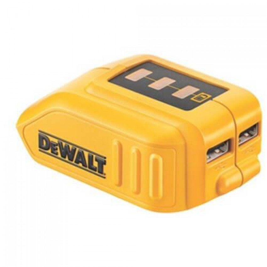 Ліхтар світлодіодний акумуляторний + USB адаптер DeWALT DCL040+DCB090-DCL040+DCB090