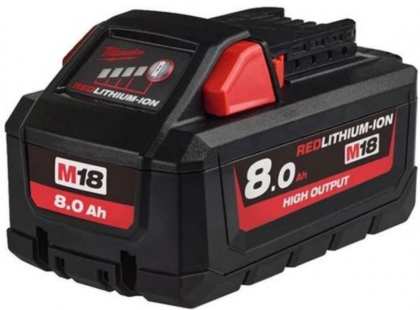 Акумулятор HIGH OUTPUT™ MILWAUKEE, M18 H8 (8Ah)-4932471070