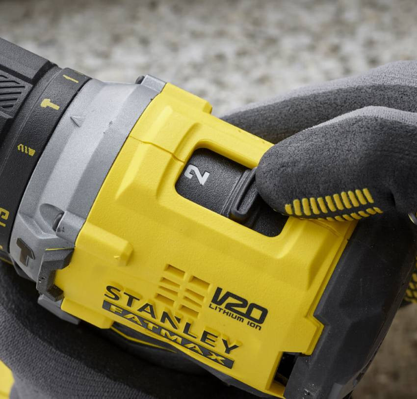 Дриль-шурупокрут ударний безщітковий акумуляторний STANLEY FATMAX SBD715C2K-SBD715C2K