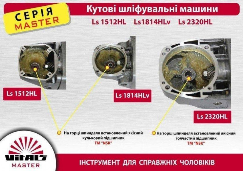 Болгарка VITALS Master Ls 2320HL | 230 мм-46021