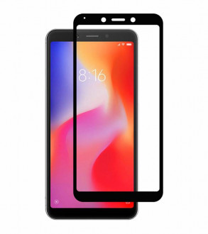 Захисне скло Full screen PowerPlant для Xiaomi Redmi 6, Black-[articul]