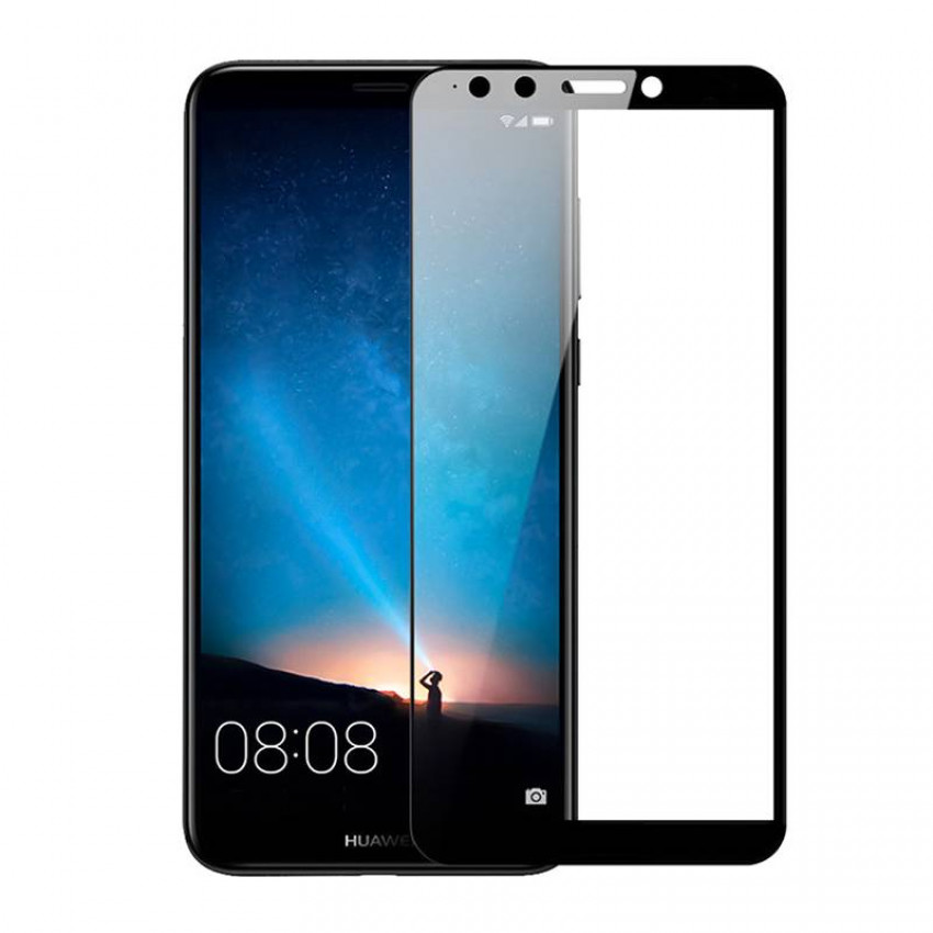 Захисне скло Full screen PowerPlant для Huawei Y9 (2018), Black-GL604937