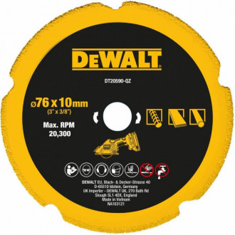 Диск пильний універсальний  76 х 9,5 мм DeWALT DT20590-[articul]