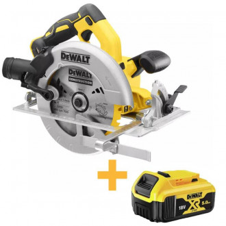 Пила дискова акумуляторна DeWALT DCS570N DCB184