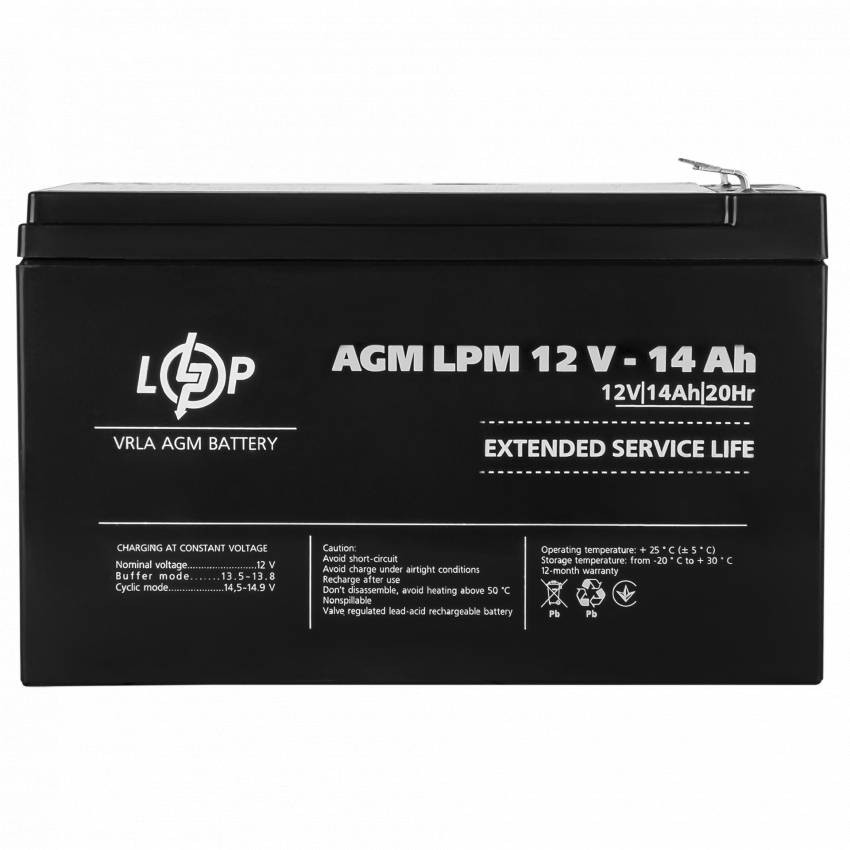 Акумулятор AGM LPM 12V - 14 Ah-