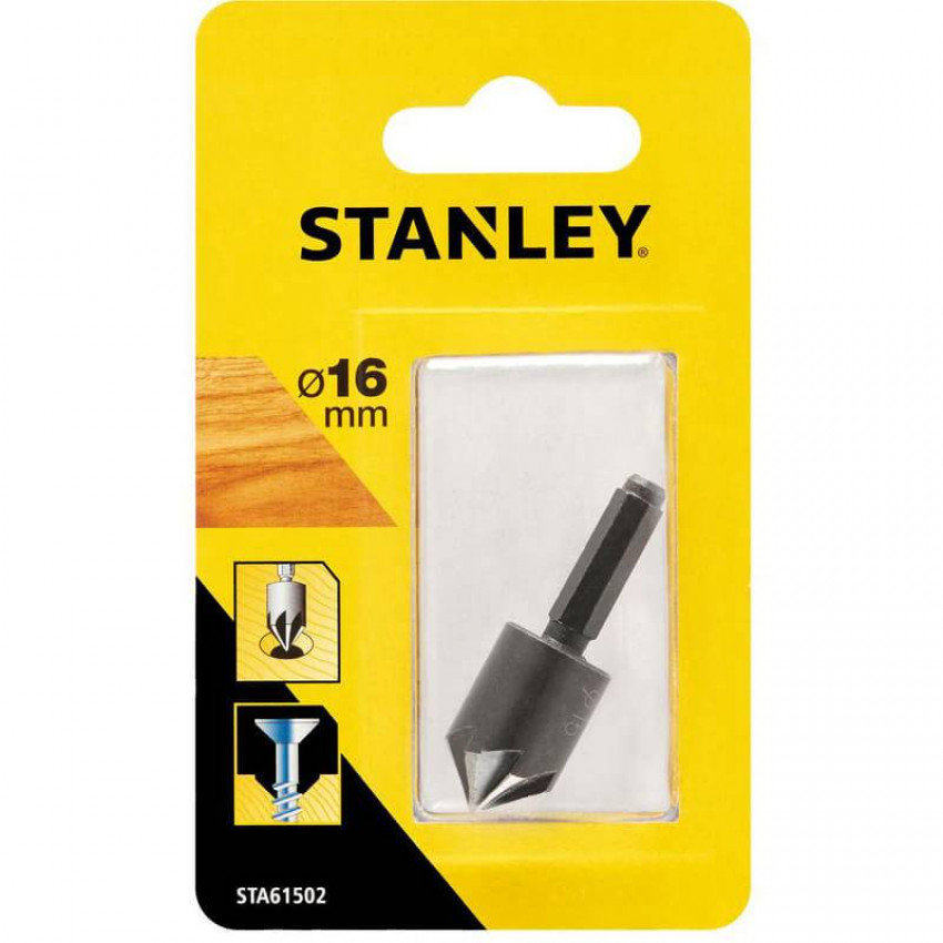 Зенкери з деревини (шестигранні) STANLEY STA61502-STA61502