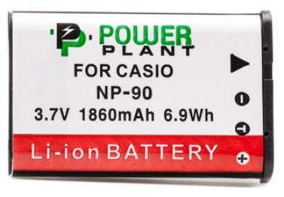 Акумулятор PowerPlant Casio NP-90 1860mAh-[articul]