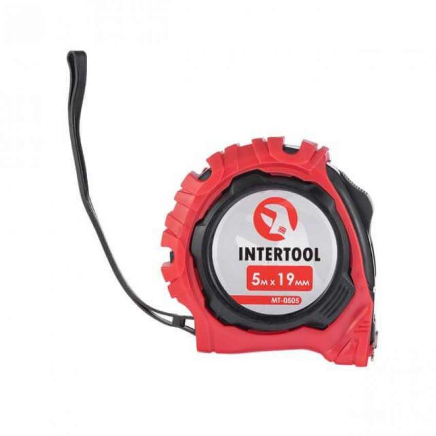 Рулетка з фіксатором 5 м "Магніт" INTERTOOL MT-0505-MT-0505