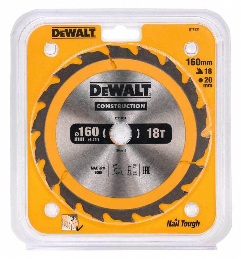 Диск пильний DEWALT DT1931-DT1931