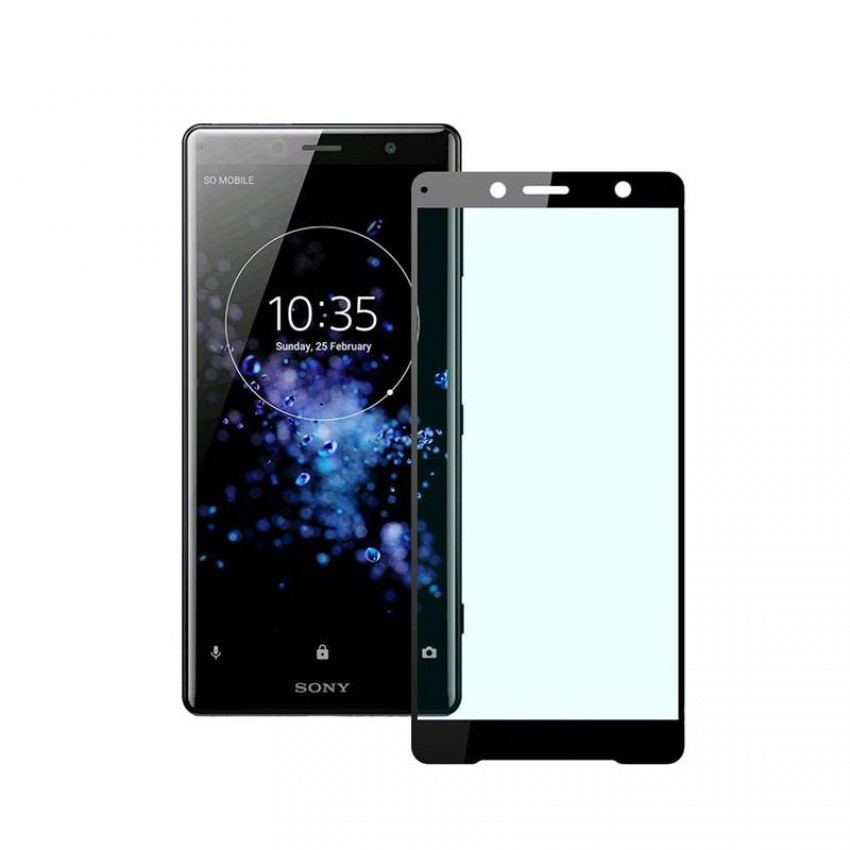 Захисне скло Full screen PowerPlant для Sony Xperia XZ2 Compact, Black-GL605460