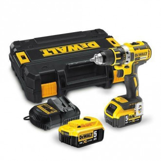 Дриль/шуруповерт DeWalt, безщіткова, XR Li-Ion, 14.4V, 2 акумулятори 5 А/год, 57 Нм, патрон 1.5-13 мм-[articul]