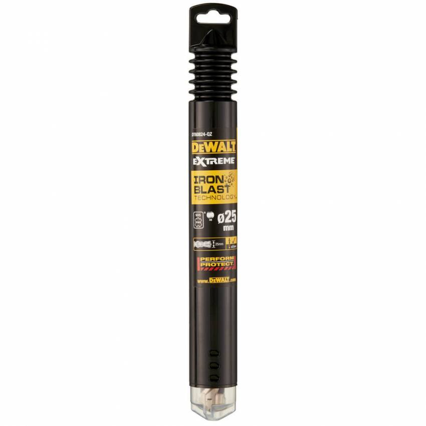 Бур DeWALT "SDS-MAX ,XLR", 4 крайки, 25x200x340 мм DT60824-DT60824