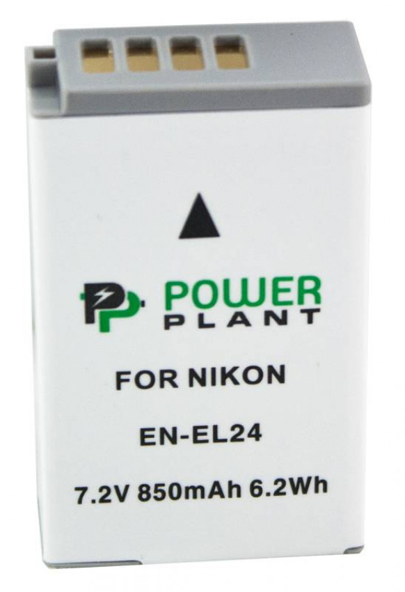 Акумулятор PowerPlant Nikon EN-EL24 850mAh-DV00DV1407