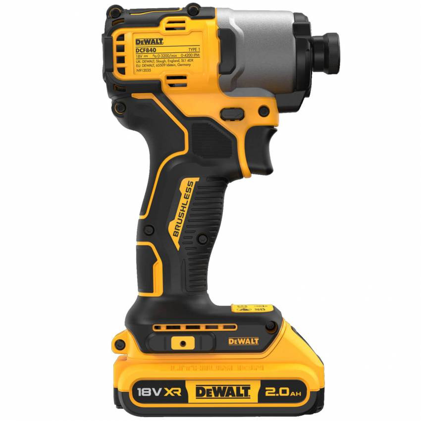 Шуруповерт ударний акумуляторний безщітковий DeWALT DCF840D2T-DCF840D2T