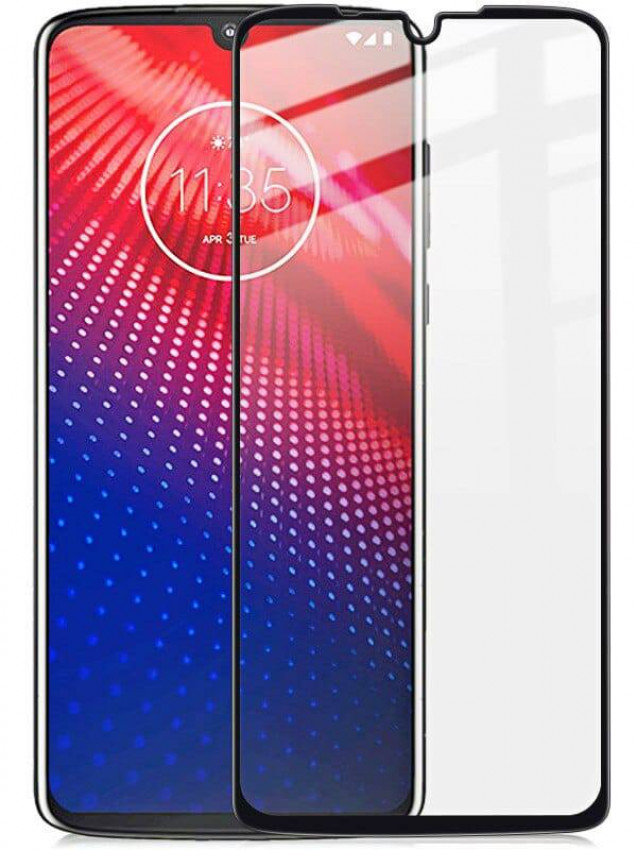 Захисне скло Full screen PowerPlant для Motorola Moto Z4, Black-GL606986