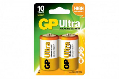 Акумулятор GP D (LR20) Ultra Alkaline 13AU-U2-[articul]