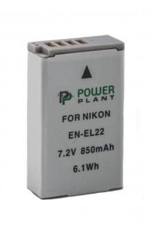 Акумулятор PowerPlant Nikon EN-EL22 850mAh-[articul]