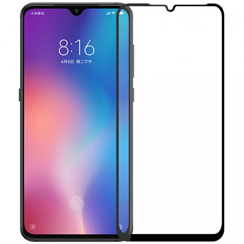 Захисне скло Full screen PowerPlant для Xiaomi Mi A3, Black-GL607624