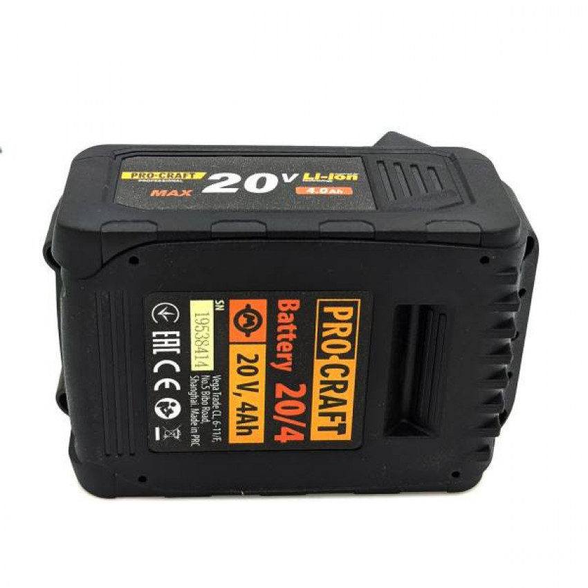 Акумуляторна батарея Procraft Battery20/4 4 Аг-Battery20_4