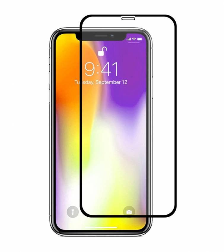 Захисне скло Full screen PowerPlant для Apple iPhone XS, Black-GL605682