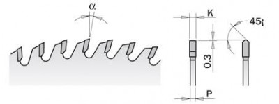 284.096.16P Пила HM D=400 F=32 Z=96 K=3,8/3,2 &gt;5 TCG