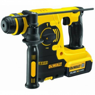 Перфоратор акумуляторний DeWALT, SDS-PLUS, 14,4 В, 4 Ач, Li-Ion, трирежимний, 2 Дж, 0-1100 об/хв., 0-4250 уд/хв., 2 акумулятори та з/в-[articul]