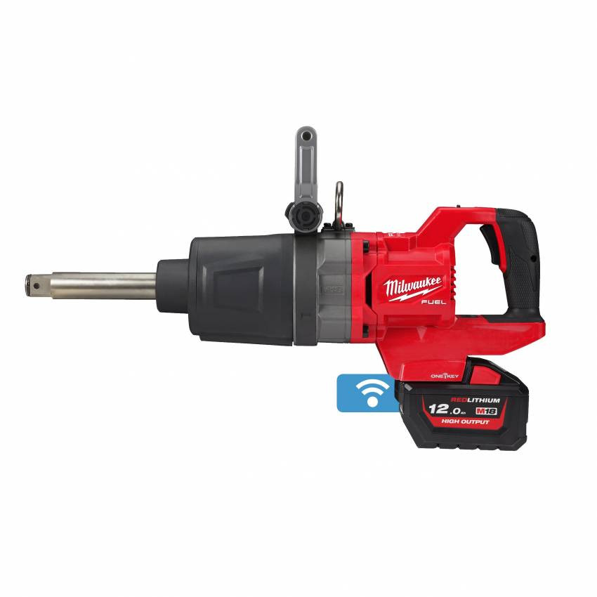 Гайкокрут акумуляторний 1" MILWAUKEE, M18 ONEFHIWF1D-121C, 2711Нм ( зар.пристрій, 1акум.Х 12Ач, кейс)-4933471756