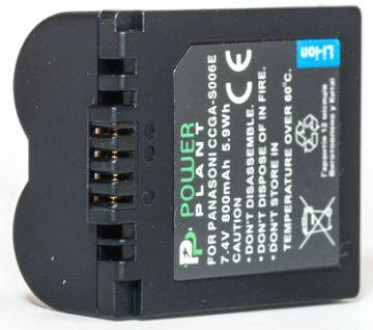 Акумулятор PowerPlant Panasonic S006E 800mAh-[articul]