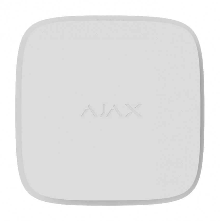 Бездротовий пожежний датчик тепла та диму AJAX FireProtect 2 RB (Heat/Smoke) white-