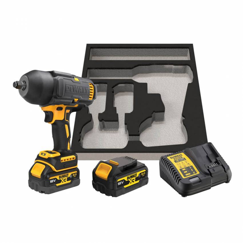 Гайковерт ударний акумуляторний безщітковий 1/2", 1396 Нм, DeWALT DCF900P2G-DCF900P2G