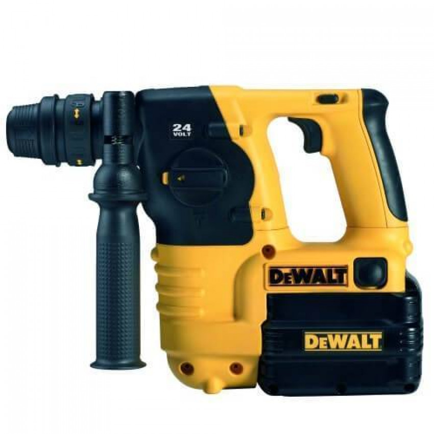 Перфоратор акумуляторний DeWALT, SDS PLUS, 24 В, NiCd 3-х режимний, 2,0 Ач, б/д, 2-акумулятори, патрон, валіза-DC224KA