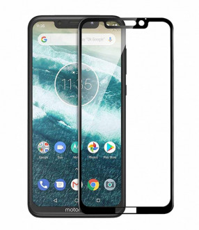 Захисне скло Full screen PowerPlant для Motorola One Power, Black-[articul]