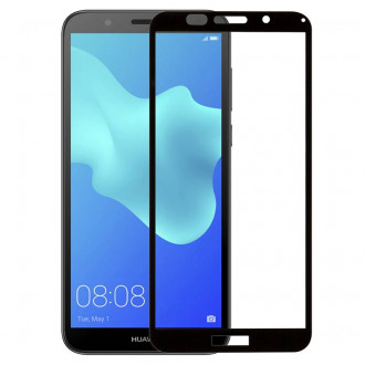 Захисне скло Full screen PowerPlant для Huawei Y5 (2018), Black-[articul]