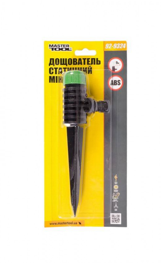 Дощователь міні статичний MASTERTOOL 1/2" 9 м 92-9324-92-9324